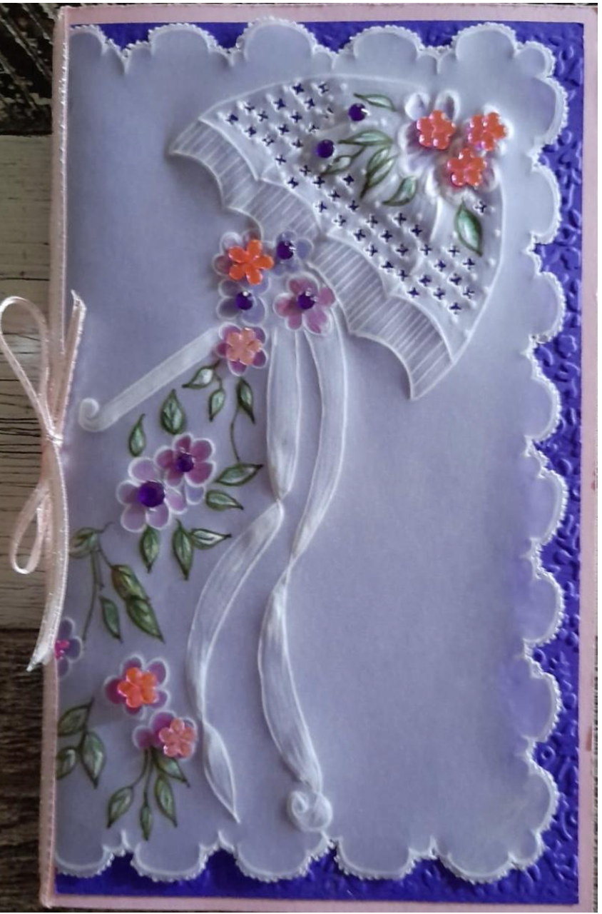 Embossing card 8