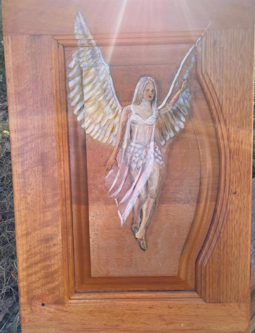 Fairy Oil on wood